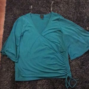 Turquoise blouse